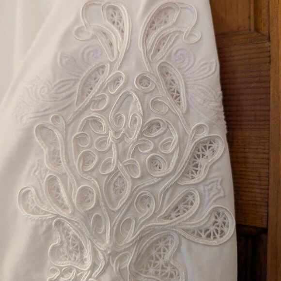 Chico's size 1, White Swing Jacket - Picture 6 of 16